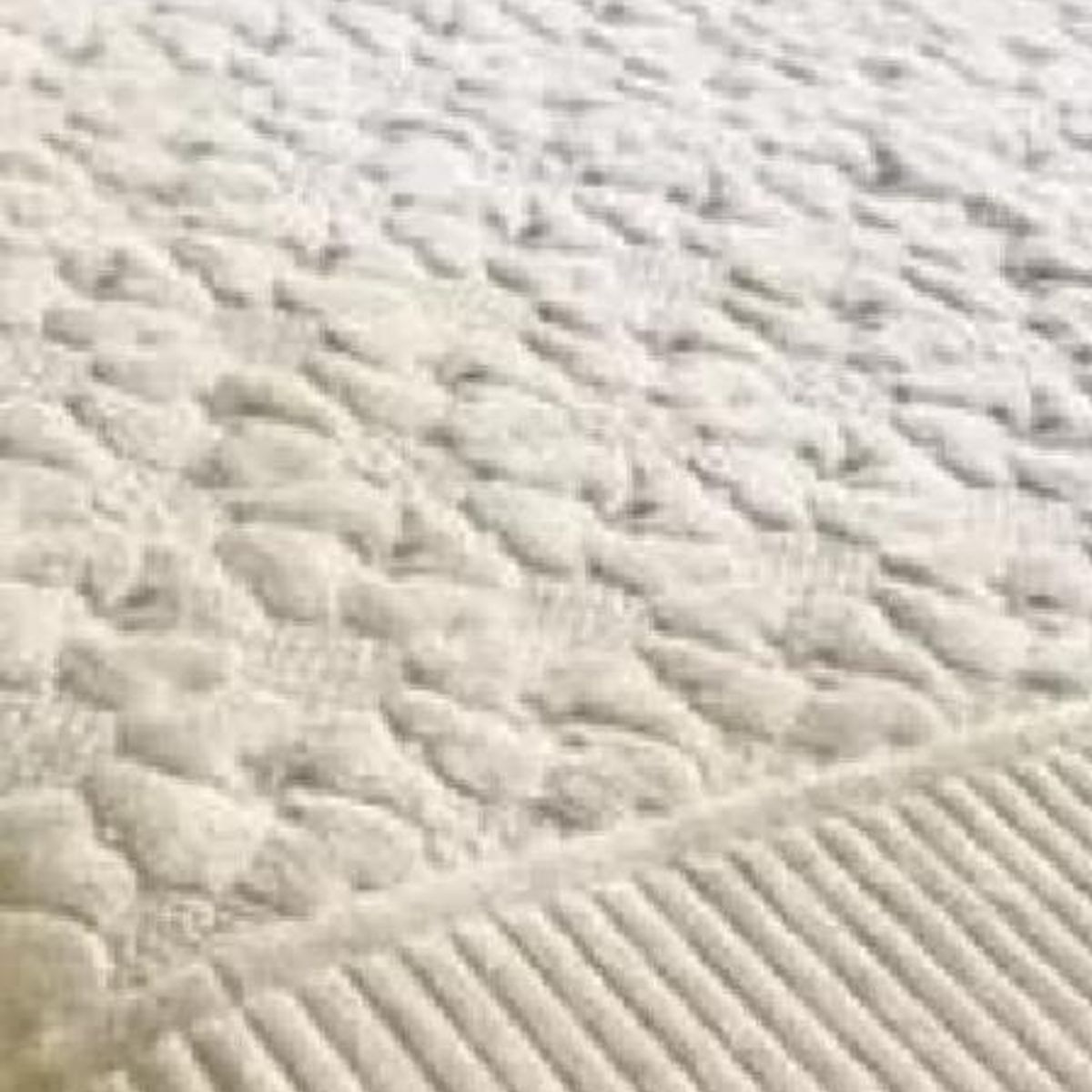 GENERICO - Piecera polar tela reversible 95x210 cm color beige