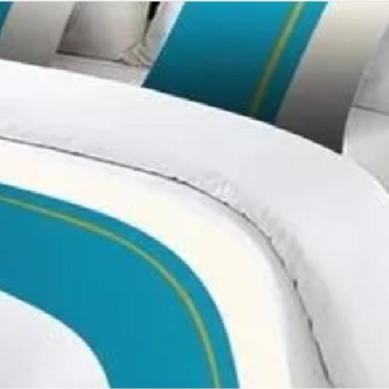 GENERICO - Piecera cama decorativa 60x200 cm + 2 fundas 45x45 diseño 5