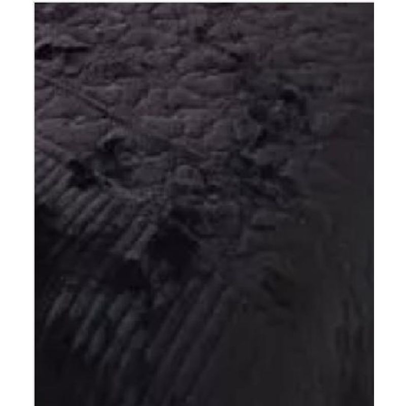 GENERICO - Piecera polar tela reversible 95x210 cm color negro