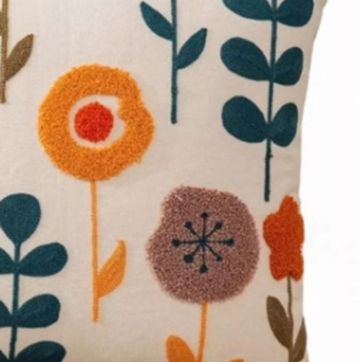 GENERICO - Fundas de cojines bordadas a elección 45x45 diseño 64 color blanco