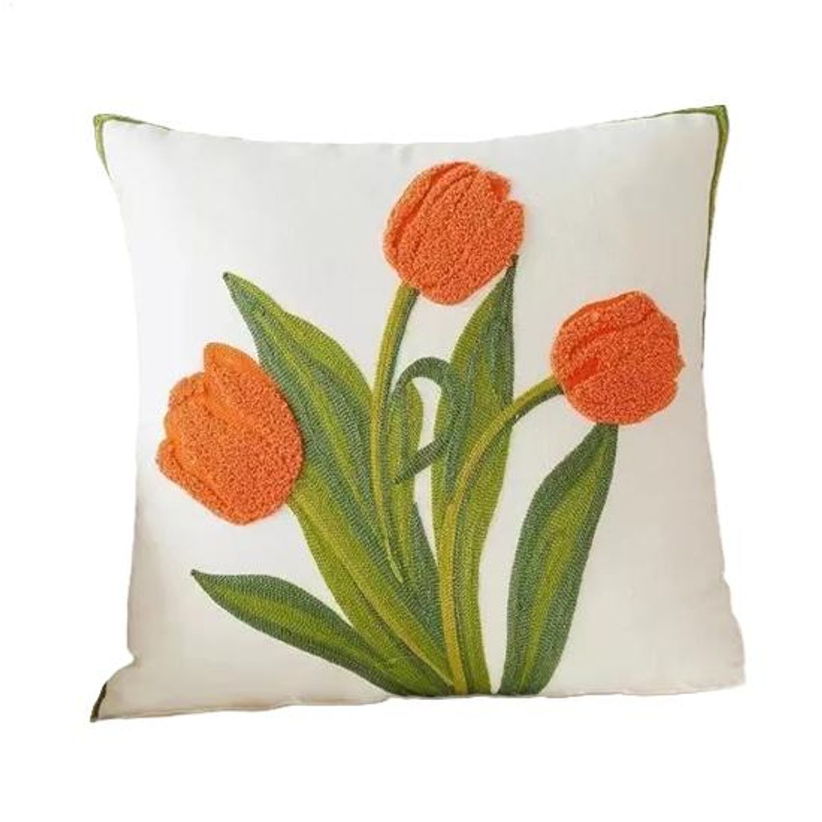 GENERICO - Fundas de cojines bordadas a elección 45x45 diseño 16 color blanco