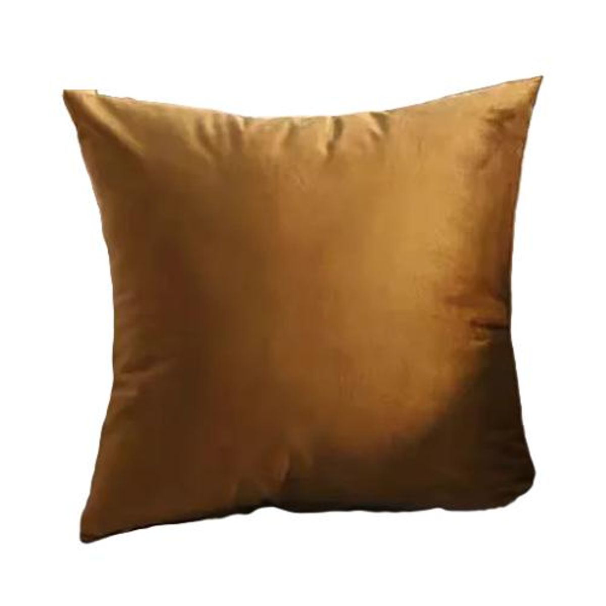 GENERICO - Funda para Cojín Velvet Terciopelo Liso en Variedad de Colores - Café