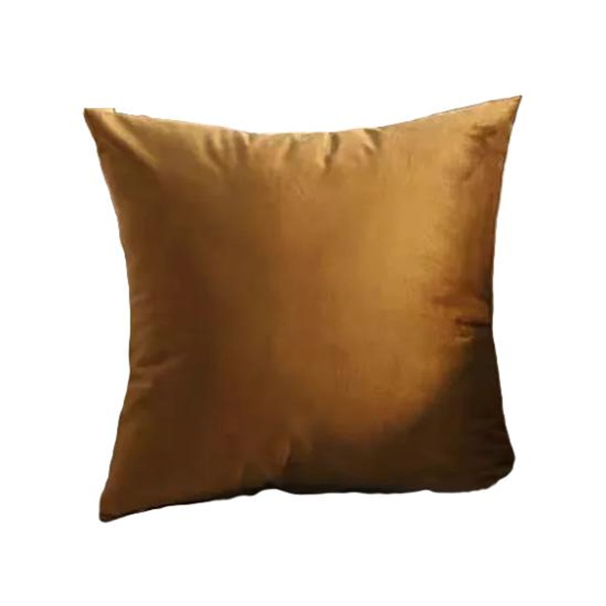 GENERICO - Funda para Cojín Velvet Terciopelo Liso en Variedad de Colores - Café