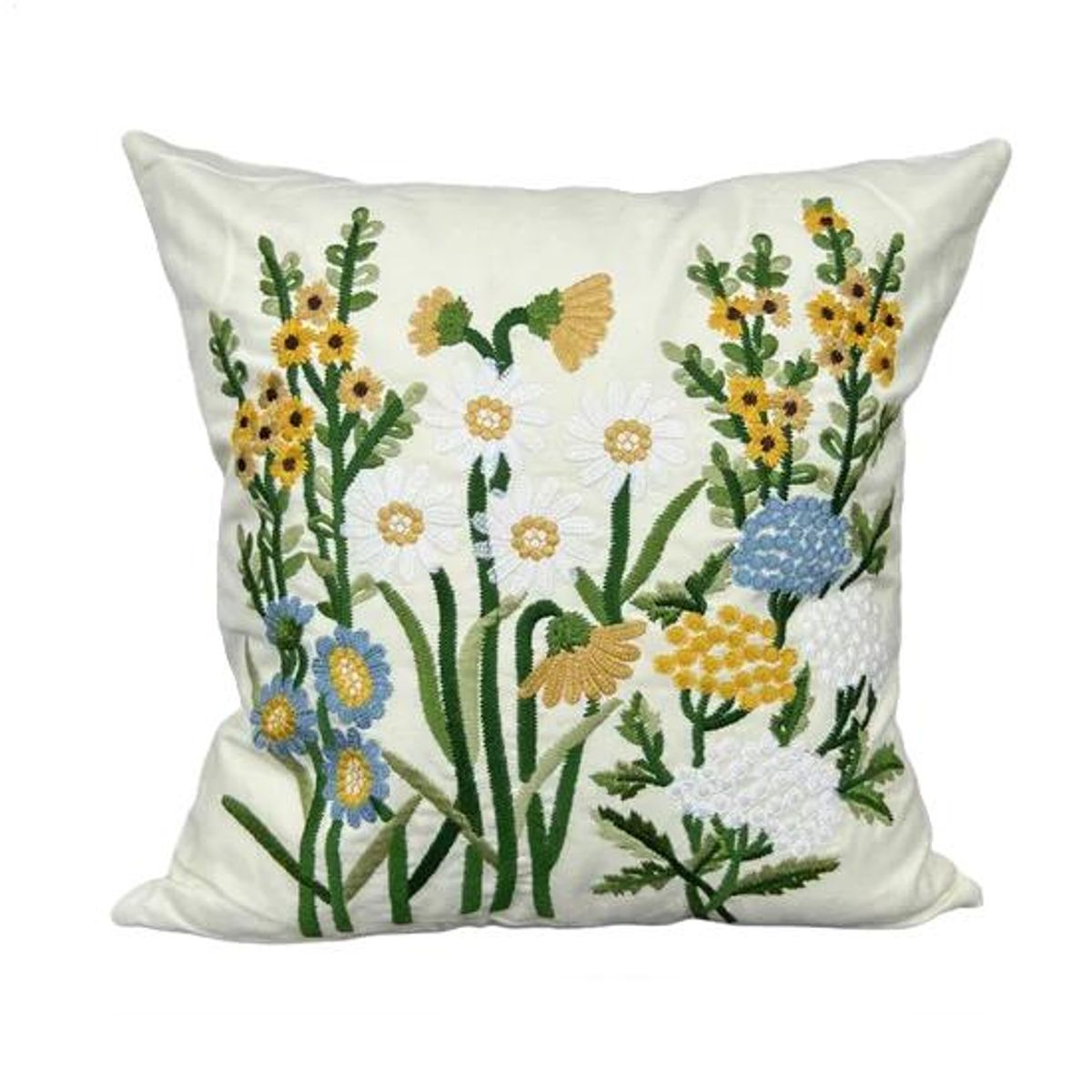 GENERICO - Fundas de cojines bordadas a elección 45x45 diseño 10 color blanco