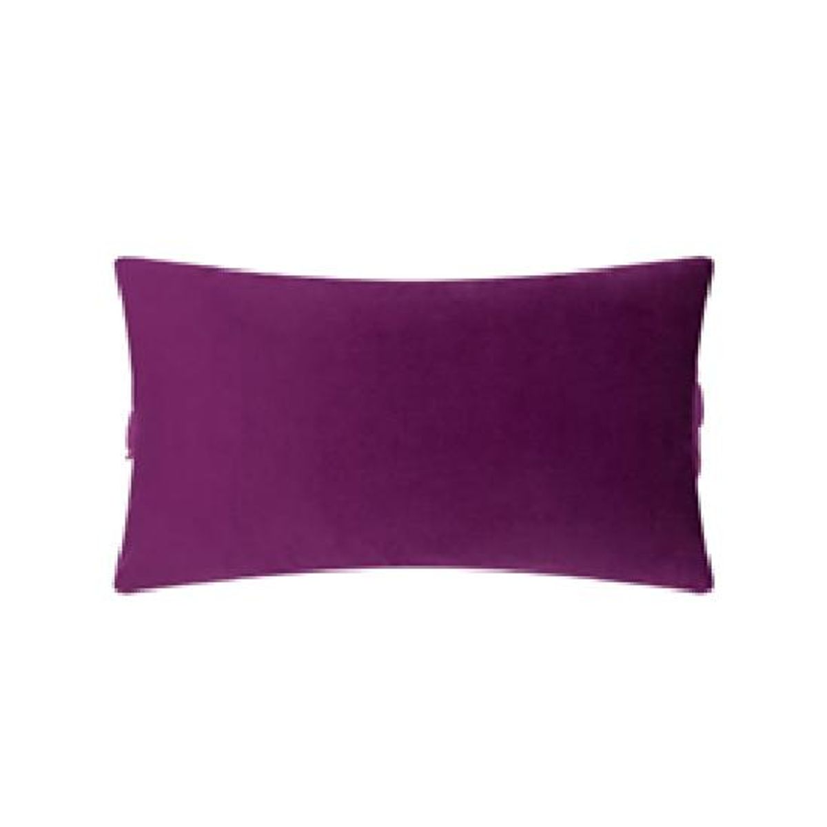 GENERICO - Pack de 2 Fundas Terciopelo Liso 30x50 cm Morado