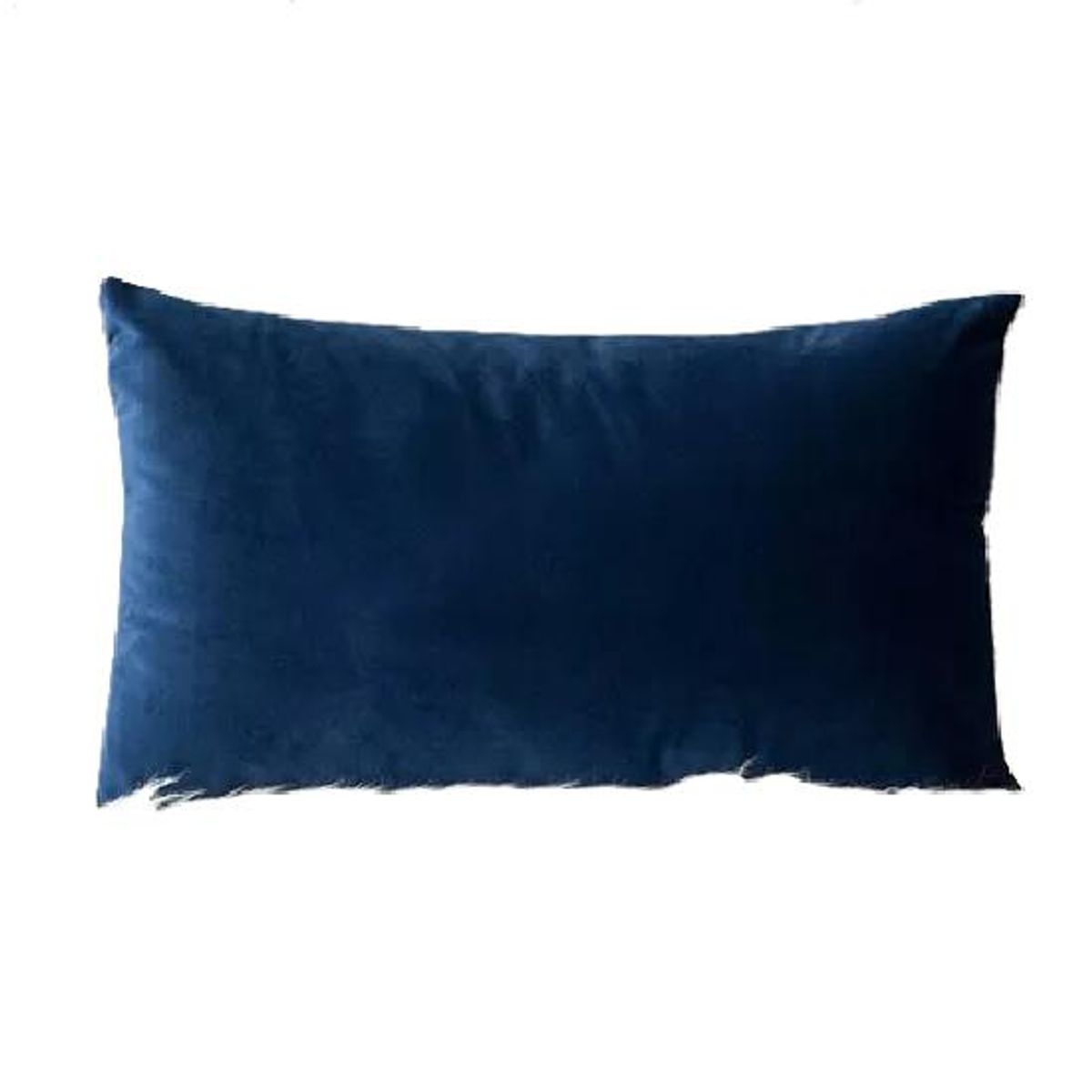 GENERICO - Pack de 2 Fundas Terciopelo Liso 30x50 cm Azul