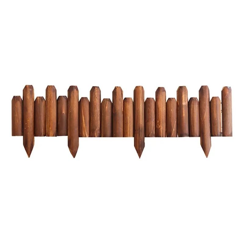 MUNDO MAGIA - Valla De Madera Flexible Para Jardin Bordes Exteriores