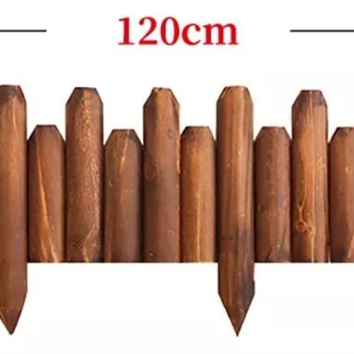 MUNDO MAGIA - Valla De Madera Flexible Para Jardin Bordes Exteriores