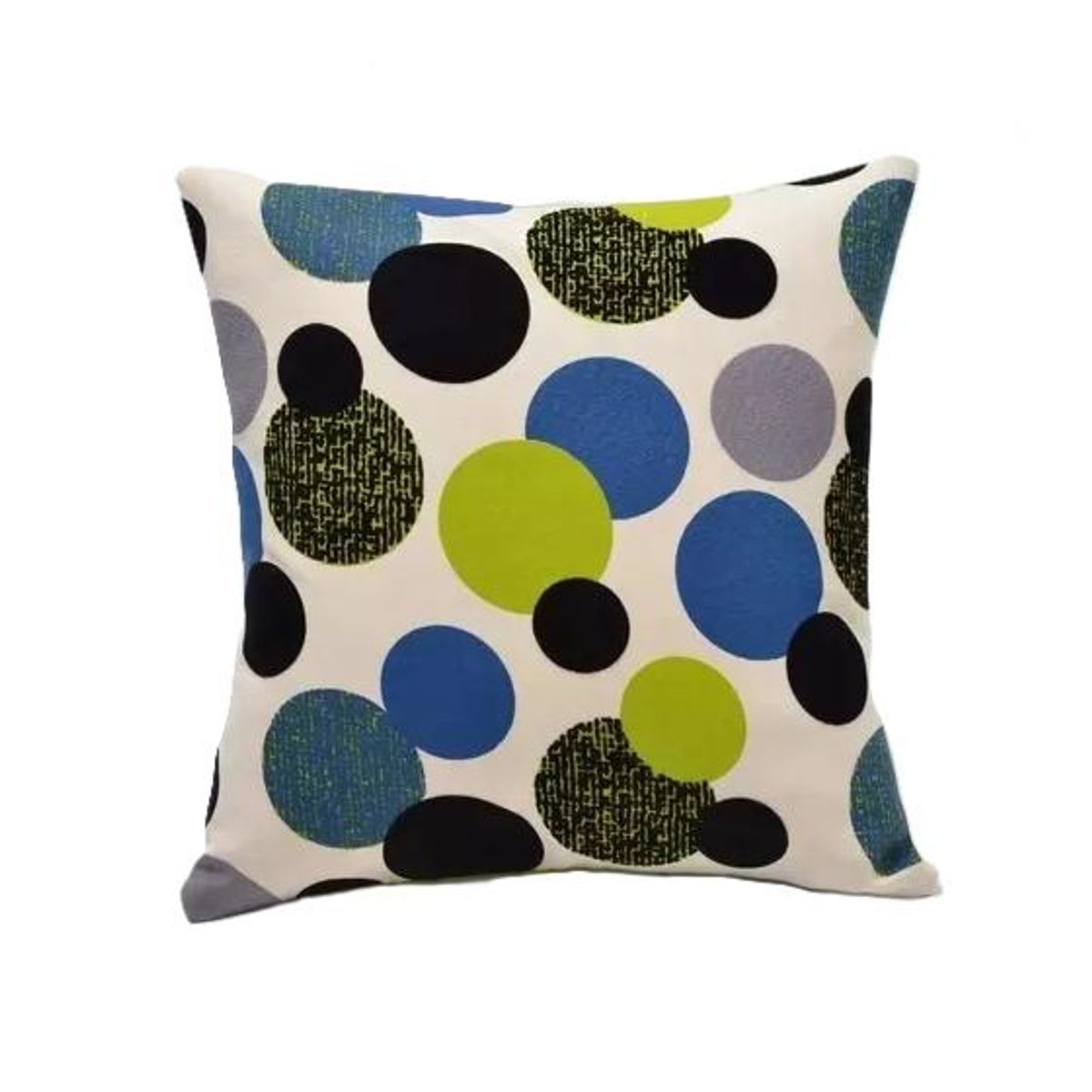 GENERICO - Pack de 6 Fundas de Cojín con Diseños y Colores 43x43 cm Verde Shi