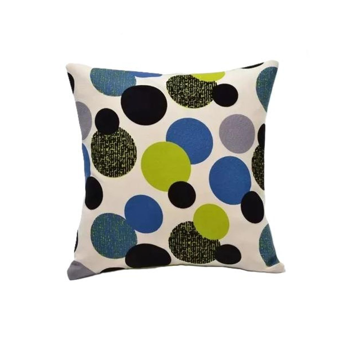 GENERICO - Pack de 6 Fundas de Cojín con Diseños y Colores 43x43 cm Verde Shi