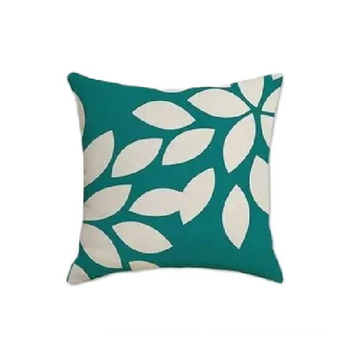 GENERICO - Pack de 4 Fundas de Almohada Cojín con Diseño 45x45 cm Hojas Verdes