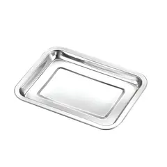 COOK IN - Azafate Acero Inoxidable 27x20x48 Cm - Plateado