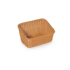 IMAHE - CANASTO TIPO CASCADA COLOR MADERA 23.5 x 33 cm