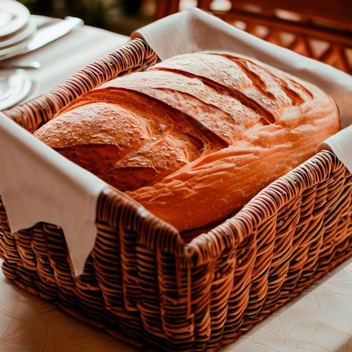 IMAHE - CANASTO TIPO CASCADA COLOR MADERA 23.5 x 33 cm