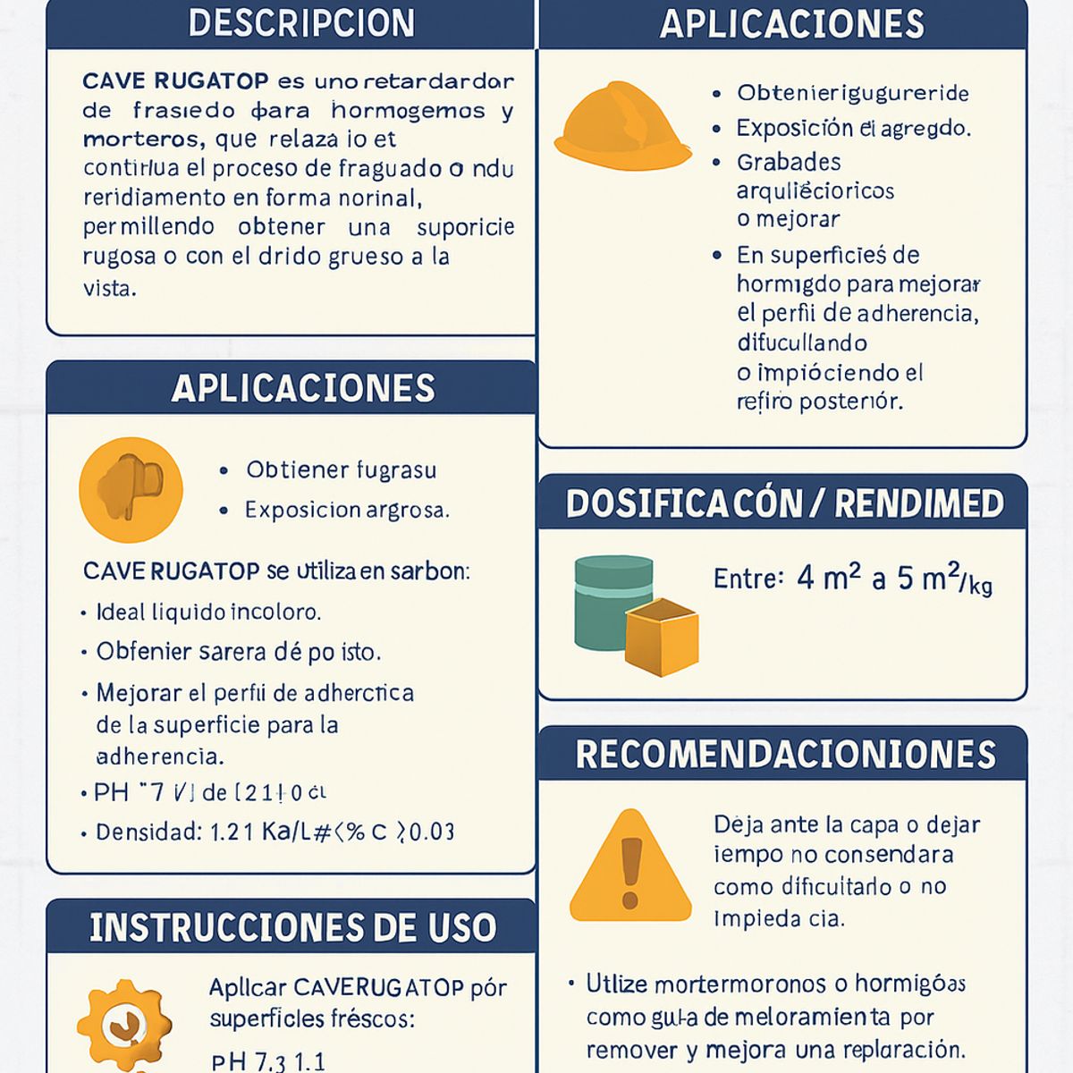 CAVE - CAVE RUGATOP - Retardador Superficial de fraguado 20Kg