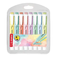 STABILO - Set de 8 Destacadores Swing Cool Pastel