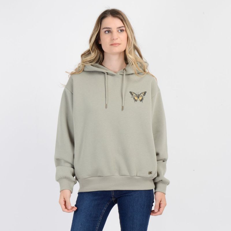 O'NEILL - POLERON BYRON HOODY  VERDE CLARO