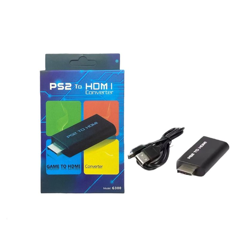 GENERICO - Adaptador Conversor Ps2 Playstation2 A Hdmi Caudio