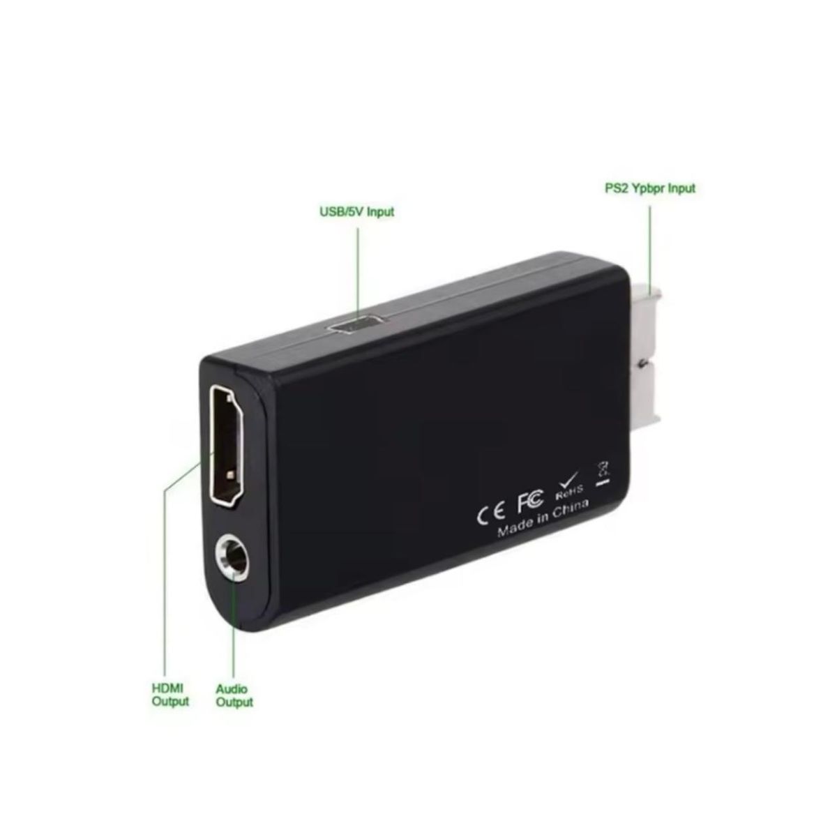 GENERICO - Adaptador Conversor Ps2 Playstation2 A Hdmi Caudio