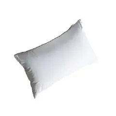 GENERICO - Pack de 2 Fundas Terciopelo Liso 30x50 cm Blanco
