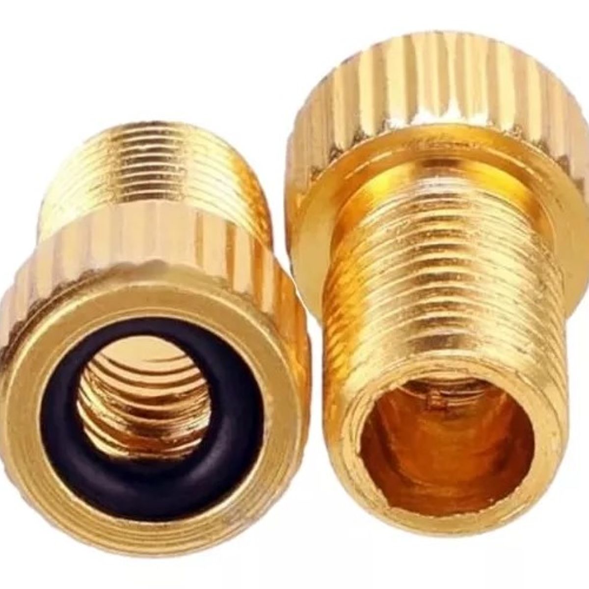 GENERICO - Adaptador Válvula Bicicleta Francesa / Americana 2 Unidades