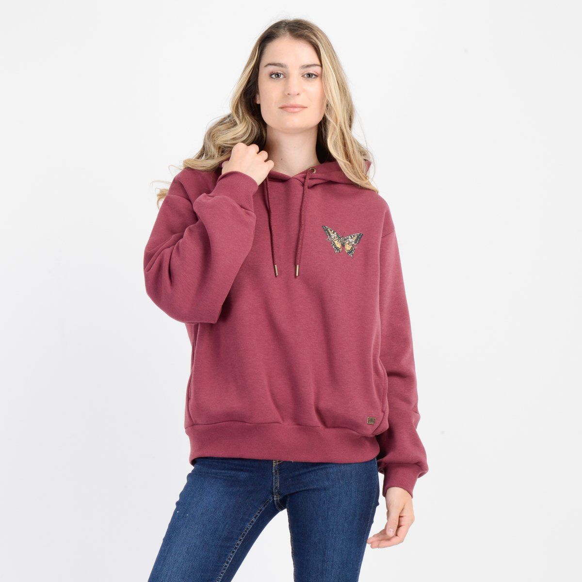 O'NEILL - POLERON BYRON HOODY  ROJO OSCURO