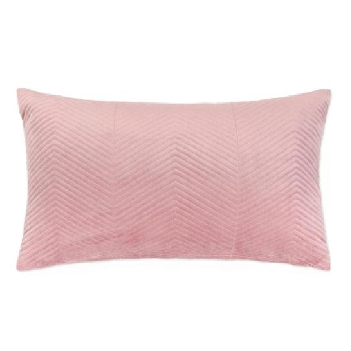 GENERICO - Pack de 2 Fundas Terciopelo Liso 30x50 cm Rosa