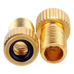 GENERICO - Adaptador Válvula Bicicleta Francesa / Americana 2 Unidades