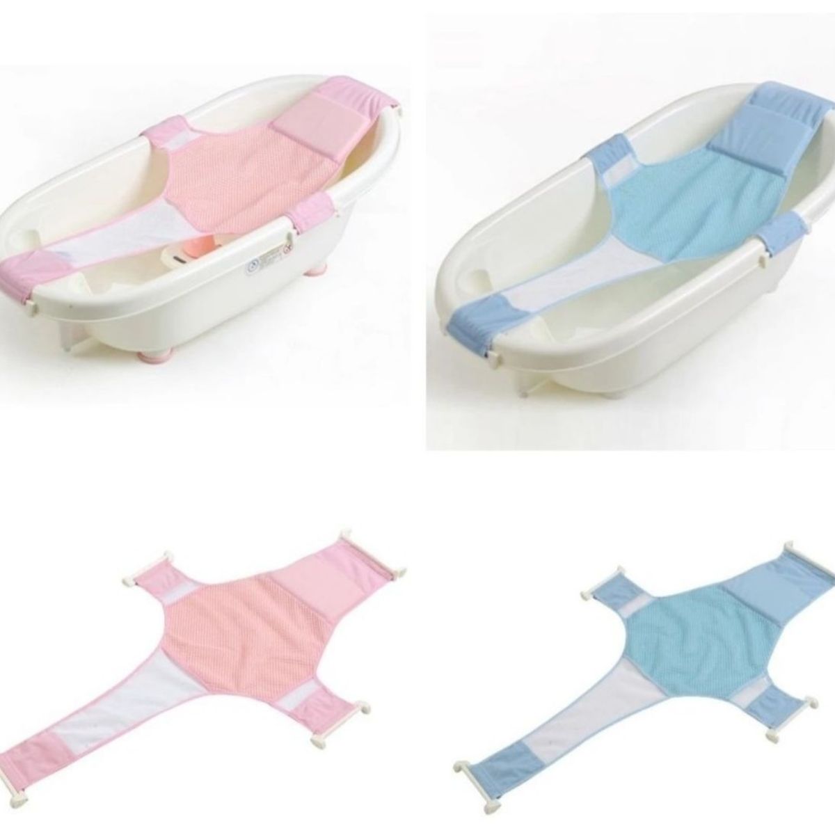 GENERICO - Hamaca Malla Para Bañera Tina De Bebe 4 Puntas