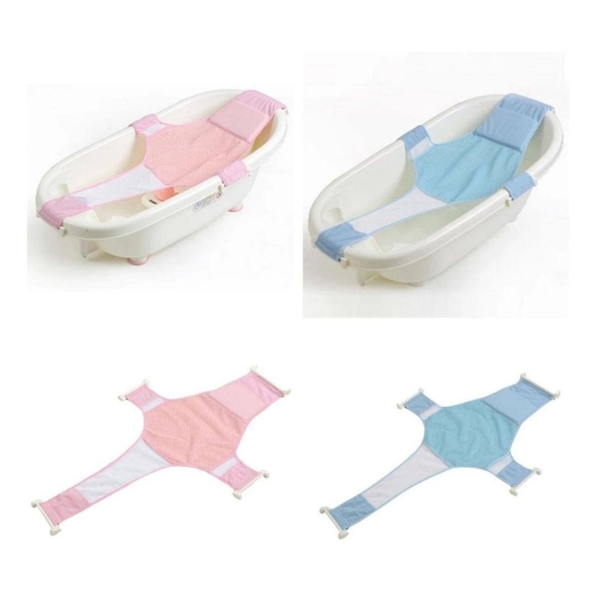 GENERICO - Hamaca Malla Para Bañera Tina De Bebe 4 Puntas