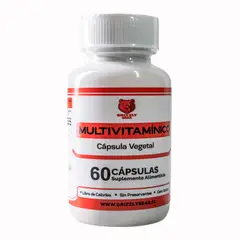 GRIZZLY - Multivitamínico 620MG Bear 60 Servicios.