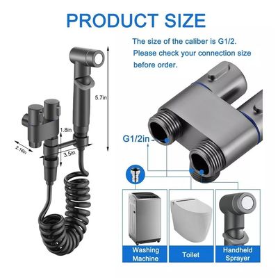 Imagen 2 del producto Ducha Bidet Arabe Acero Inoxidable Baño Wc Inodoro Durable