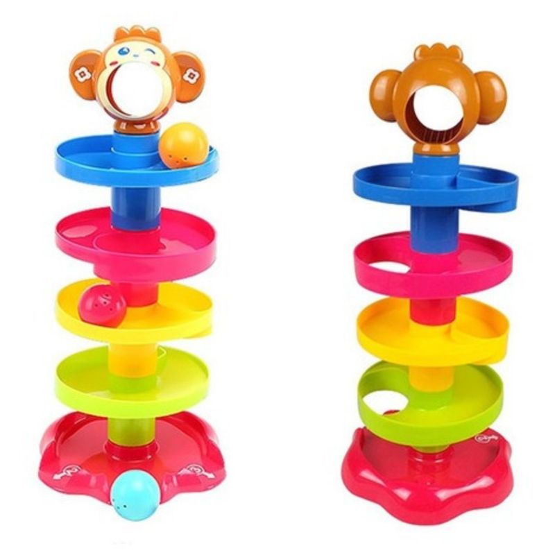 GENERICO - Juego En Forma De Torre Con Tobogán Para Lanzar Pelotas
