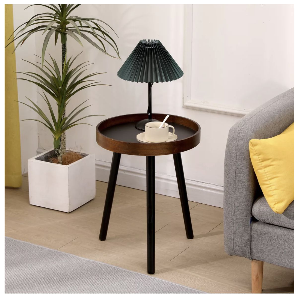 HOMER DESIGN - Mesa De Centro Lateral Living Vanguardia Metalico 40cm