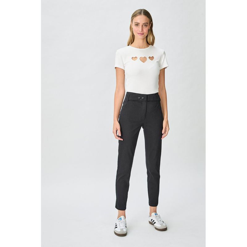 IO - Pantalon Liso Negro iO