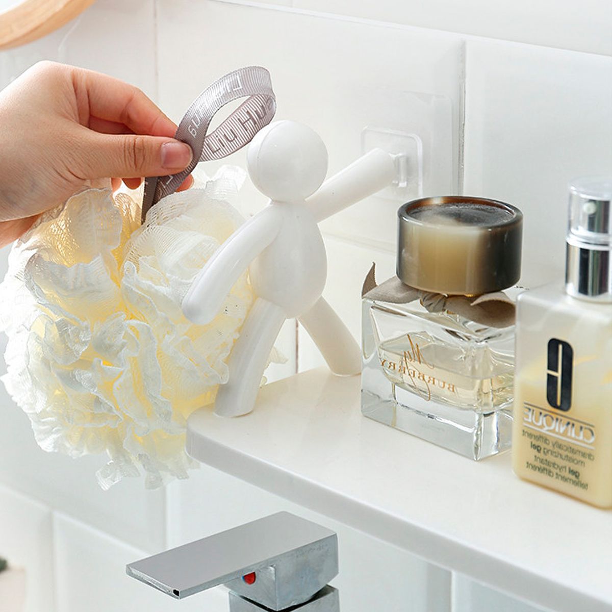 GENERICO - Repisa Estante De Baño Jabón Y Shampoo Soporte De Cosméticos