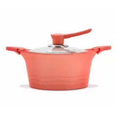 BOHLIER - Cacerola de 28 cm Calipso Rosa