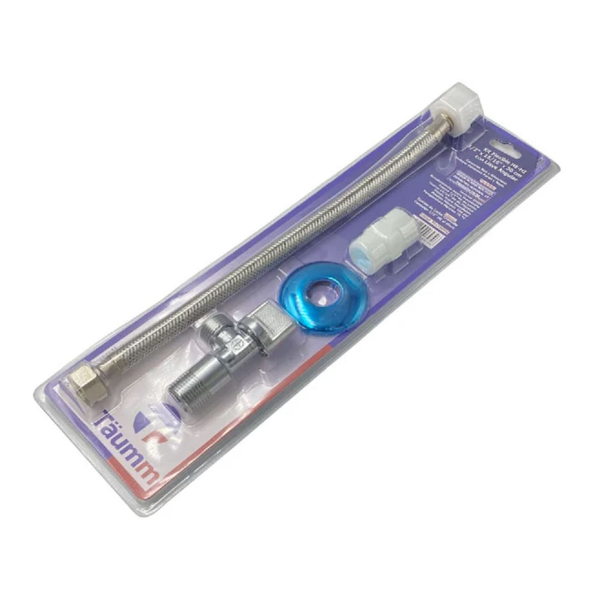 TAUMM - LLAVE ANGULAR CON FLEXIBLE 35 CM TAUMM 051336422-T.