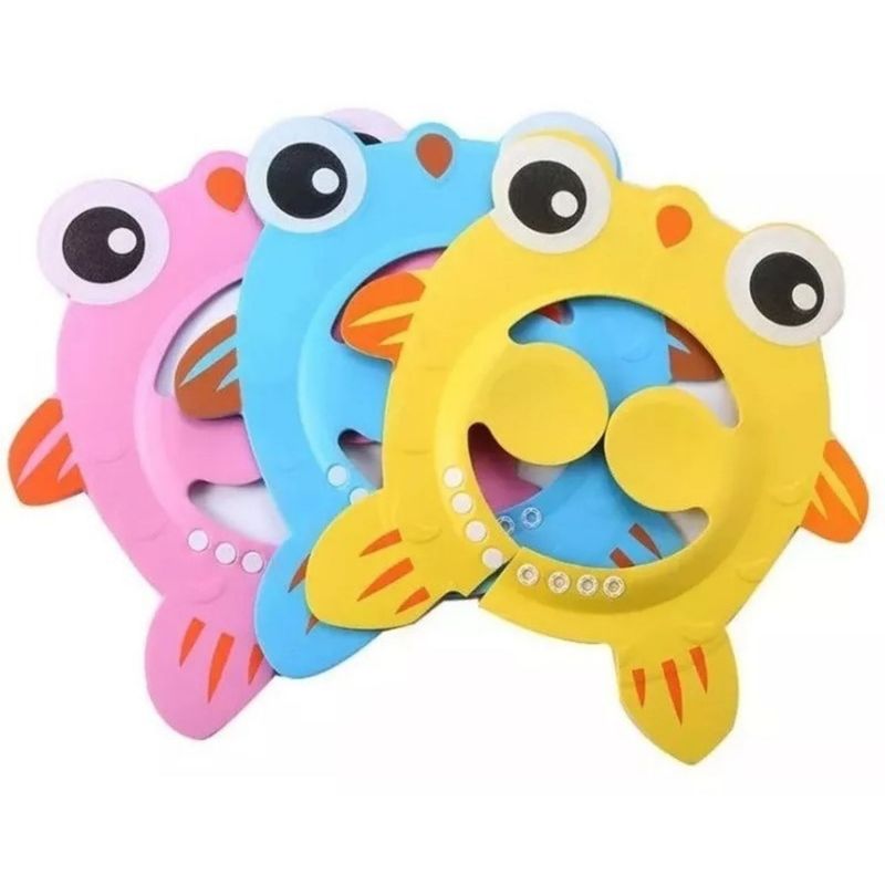 GENERICO - Visera De Baño Bebe Vicera Ducha Goma Eva Gorro De Baño