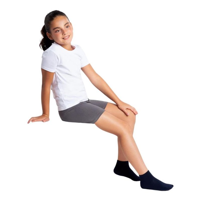 UNICO - Pack 3 Calza Short Corta escolar licra spandex 8-12 años