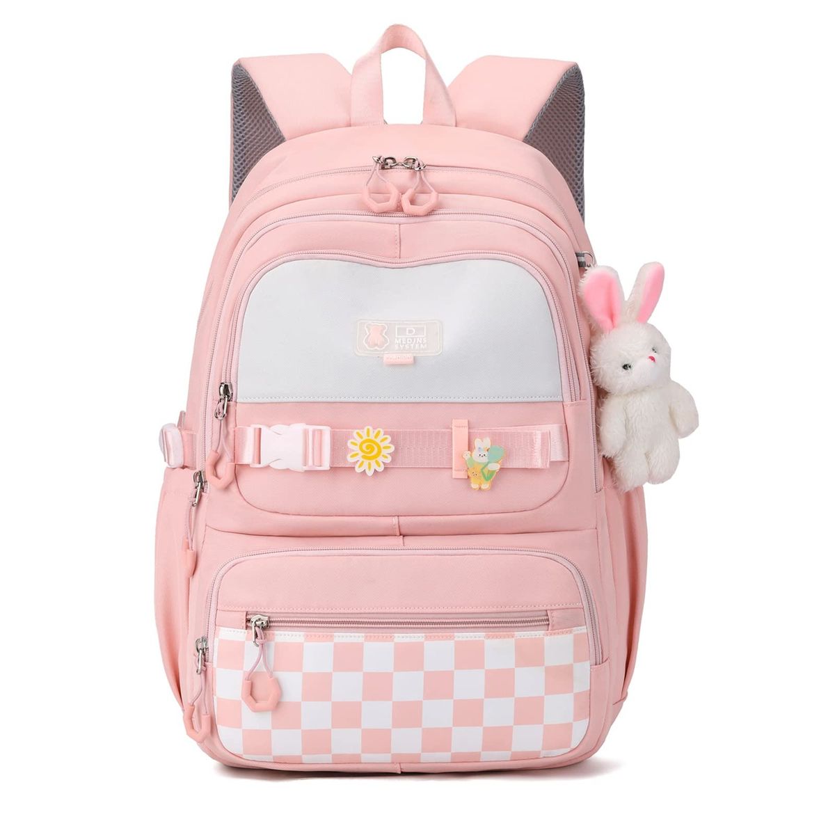 GENERICO - Mochila Escolar Para Niña Adolescente Estudia Con Colgante