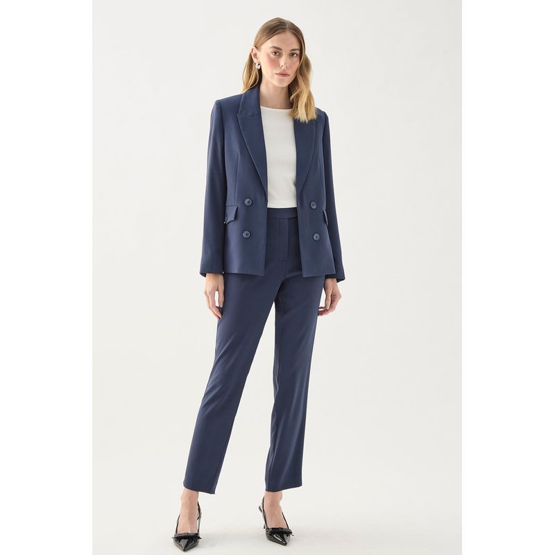ASH - Pantalon Azul Marino Mujer Ash