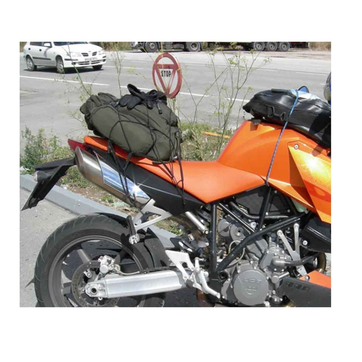 GENERICO - Pulpo Red Malla Elástica Moto Bicicleta Casco Equipaje