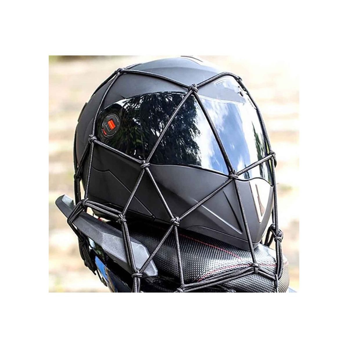 GENERICO - Pulpo Red Malla Elástica Moto Bicicleta Casco Equipaje