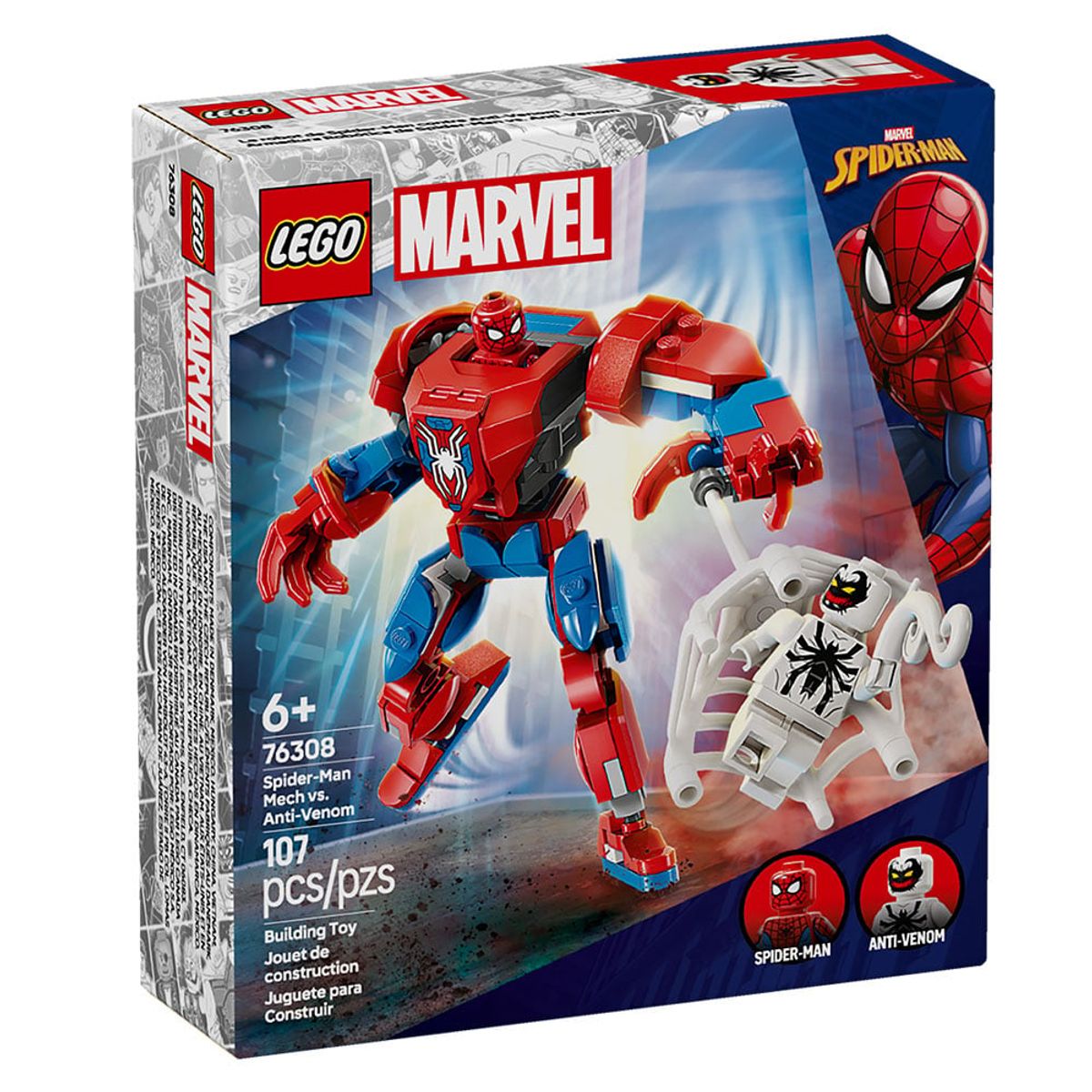 LEGO - LEGO Armadura Robótica de Spider-Man vs. el Anti-Venom
