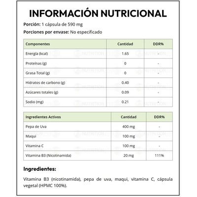 Imagen 2 del producto Nad + Resveratrol 590MG Bear 60 Servicios.