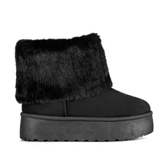 WEIDE - Botin Casual Mujer Vintage Moda Gamuza Con Felpa SL23
