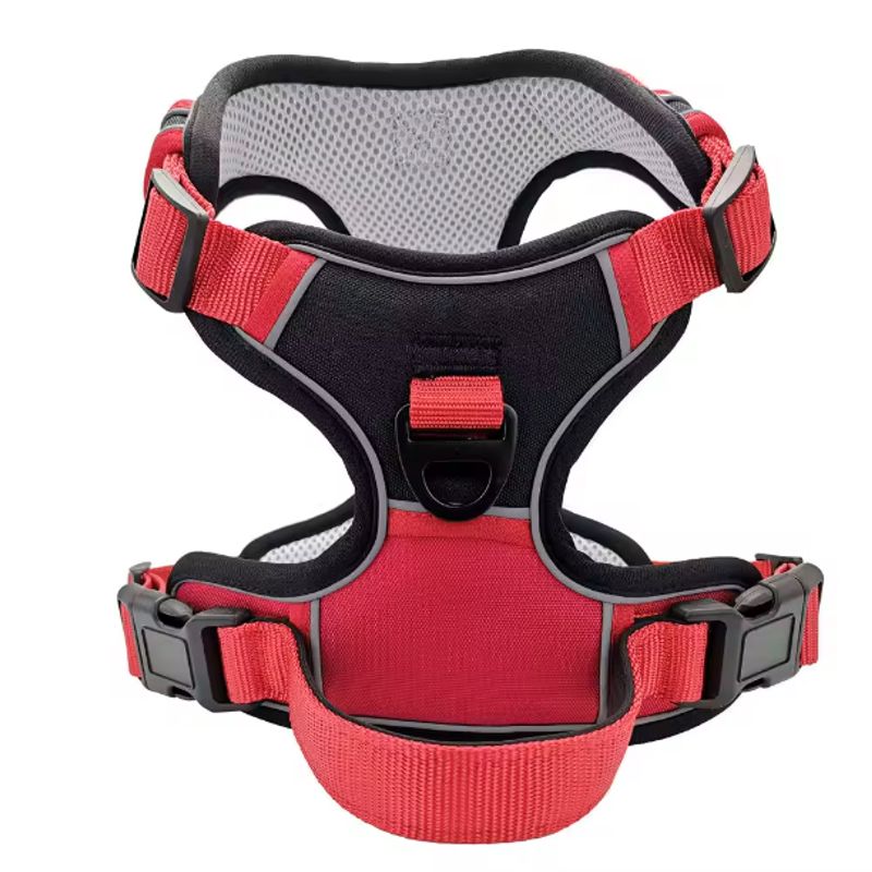 LERNEN - Arnes Reflectante Anti Tirones Rojo Talla XL