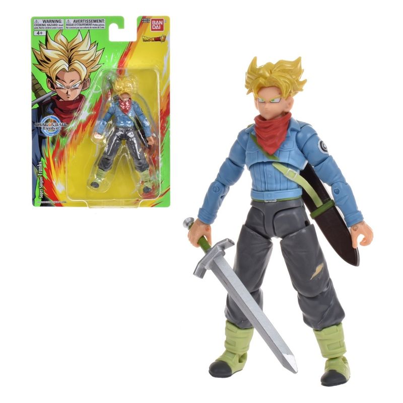 DRAGON BALL - FIGURA 13 CM. ARTICULADA DRAGON BALL DE BANDAI - TRUNKS