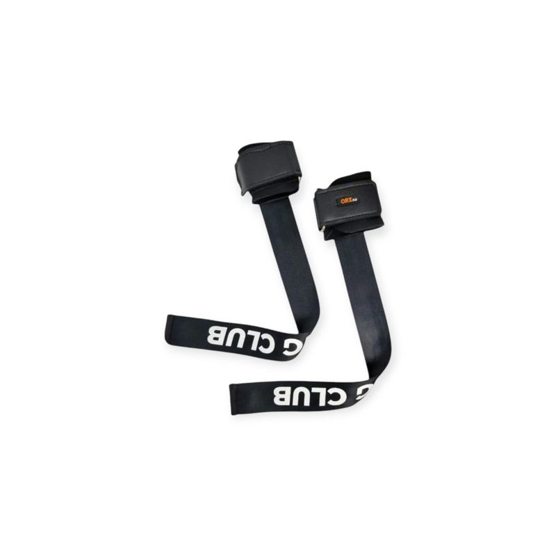 ORXFIT - STRAPS MUÑEQUERAS LIFTING CLUB CLASSIC NEGRA - ORX